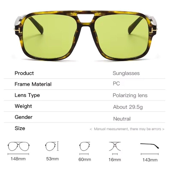 Retro Tortoiseshell Pilot Sunglasses Women Brand Designer 2024 Oversized Shades - Picture 7 of 8